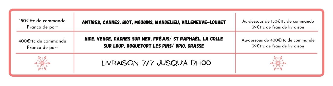 Noël livraison buffet